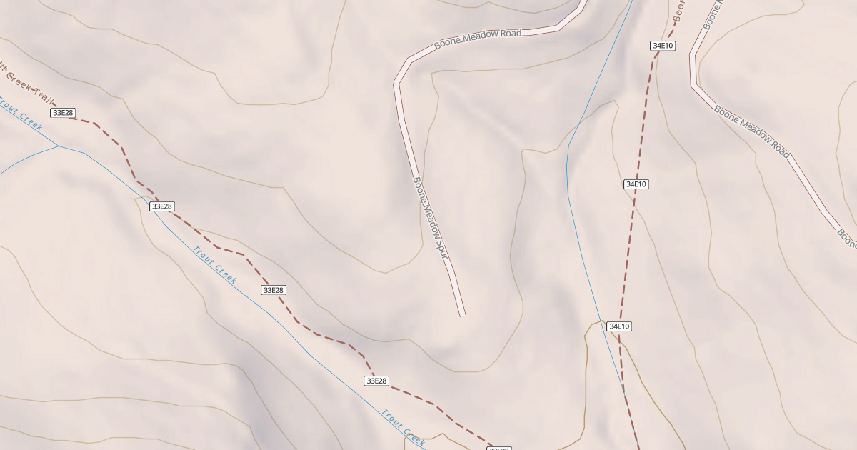 Map preview of BOONE MEADOW