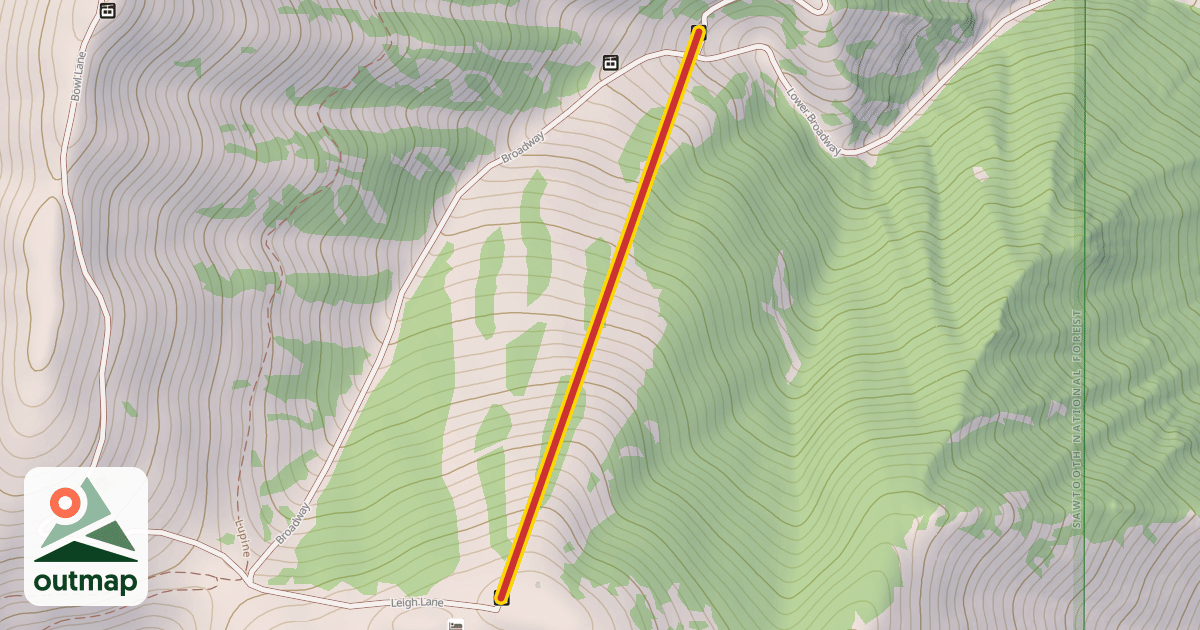 Map of Seattle Ridge