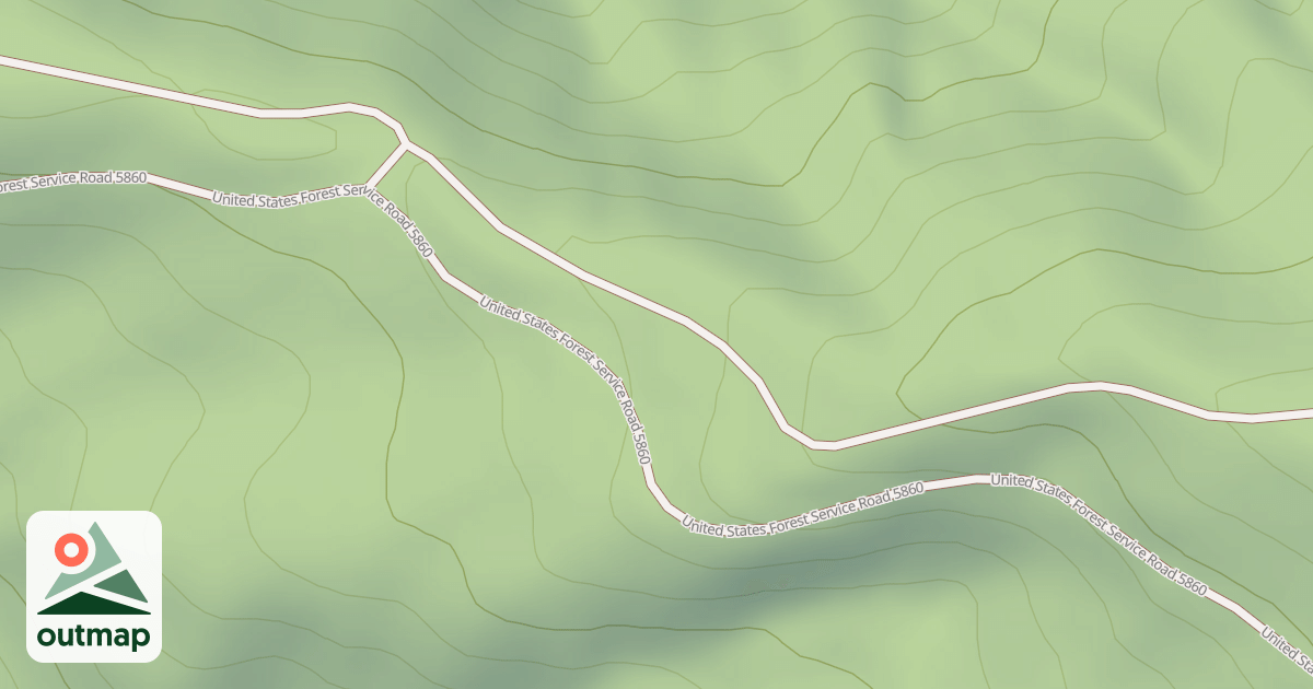 Map of USFS National Forest System Roads {5EB01C51-9296-4DBD-A024-8CD15E6C5F44}