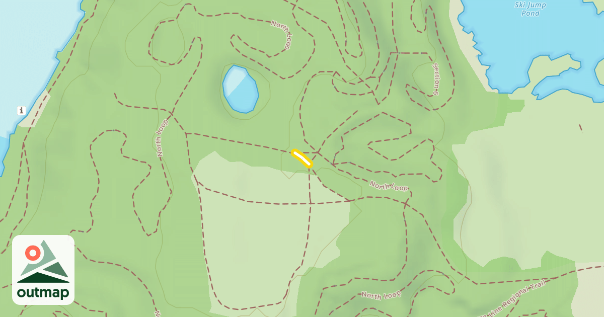 Map of Twin Lake Trail