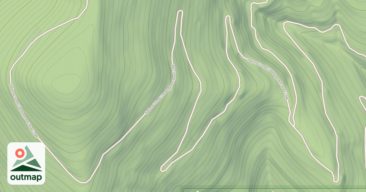 Map of CALX MTN LOOKOUT