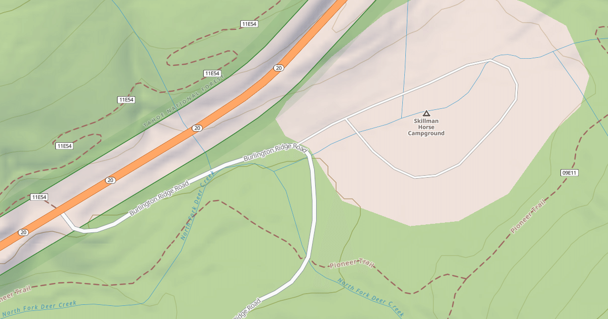 Map preview of BURLINGTON RIDGE SPUR