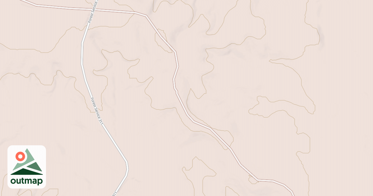 Map of USFS National Forest System Roads {36ABF4D0-C4D1-42AC-9DB2-FD2B4BE5D696}