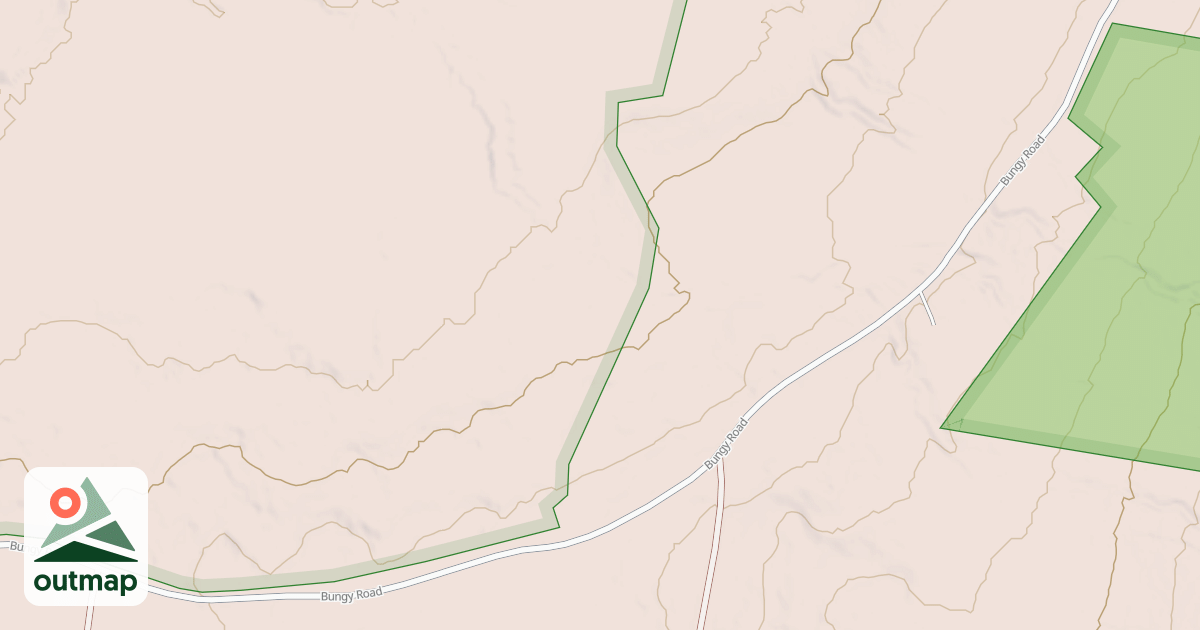 Map of Bungy Rd