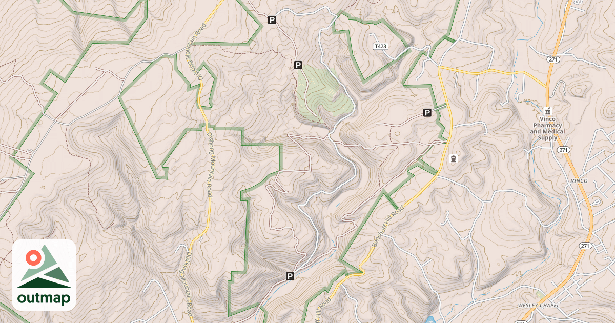 Map of Rager Mountain Division Snowmobile Trails