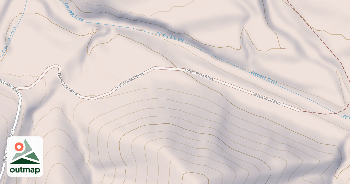 Map of USFS National Forest System Roads {CA212455-B279-4707-88A4-8805E769E056}