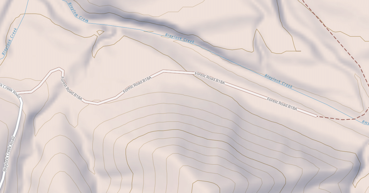 Map preview of USFS National Forest System Roads {CA212455-B279-4707-88A4-8805E769E056}