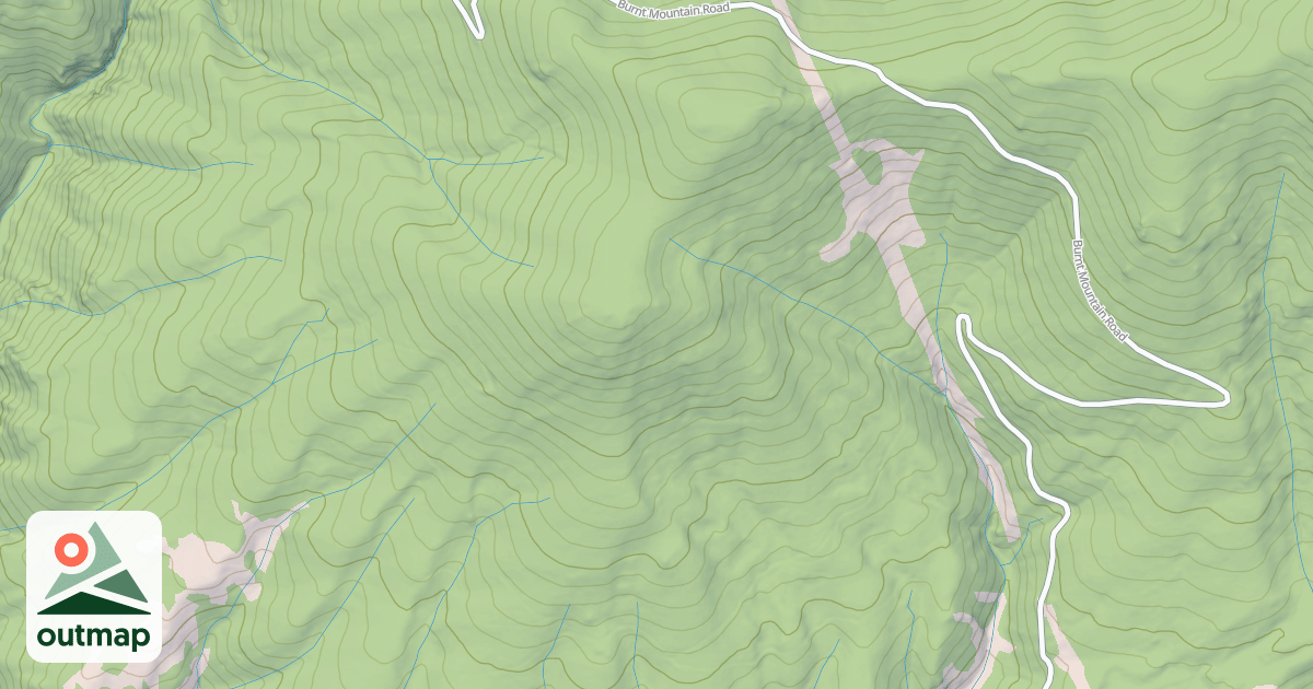 Map of BURNT MOUNTAIN LOOP
