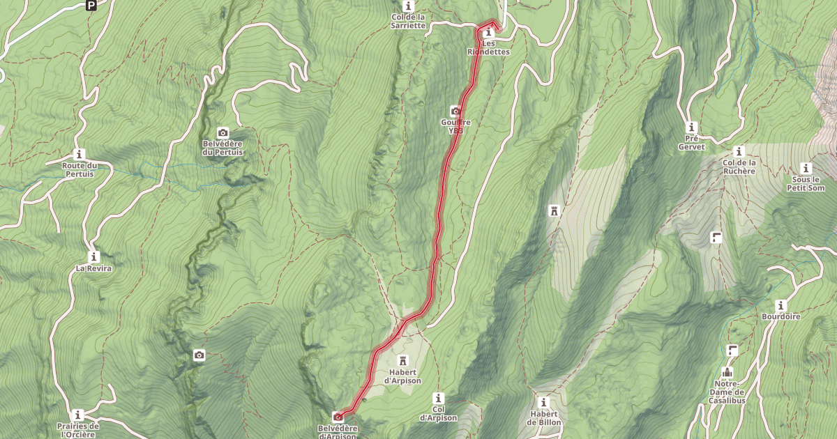 Map preview of Vers Arpison