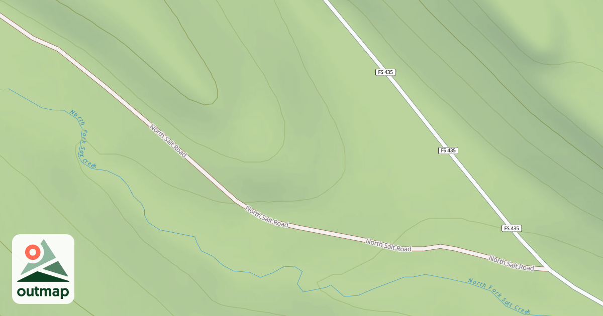 Map of NORTH SALT