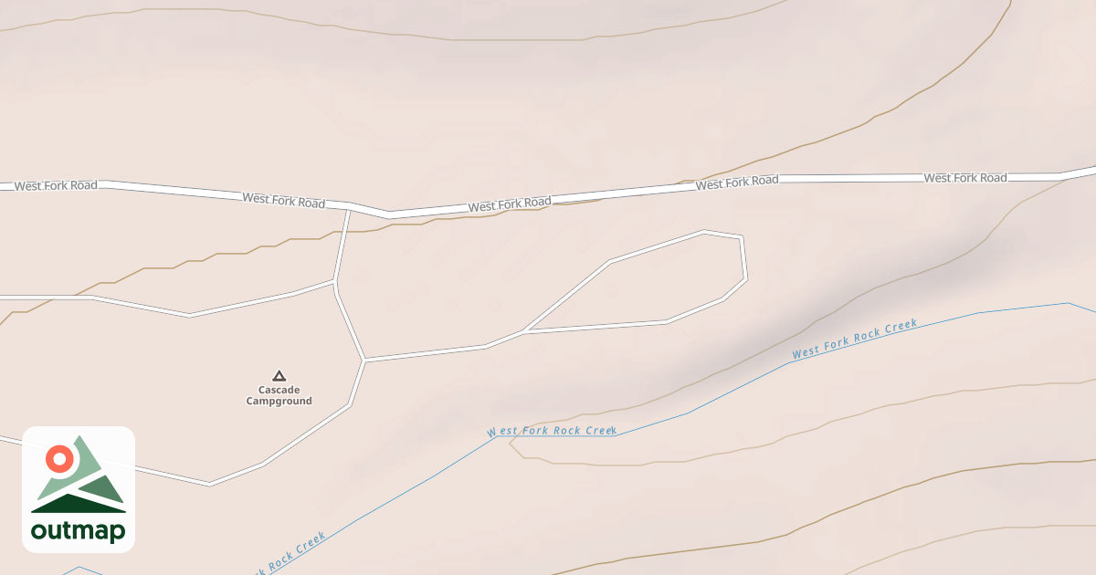 Map of CASCADE CAMPGROUND EAST LOOP