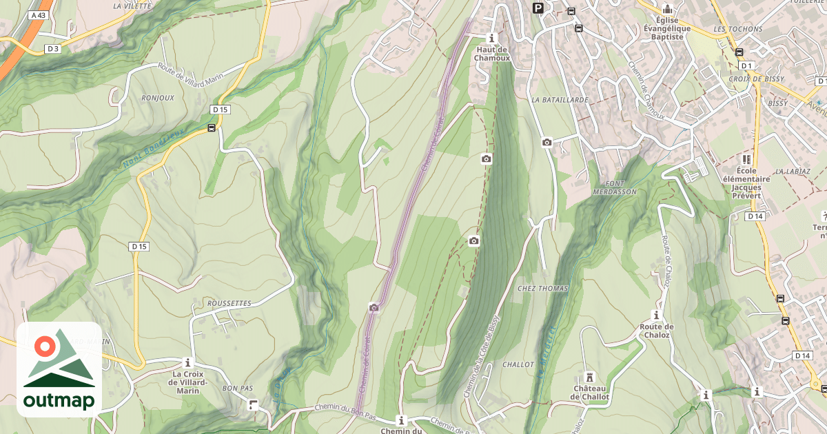Map of Chemin de Coirat