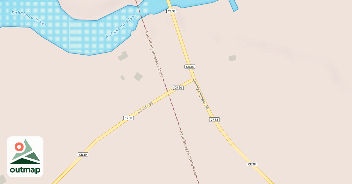 Map of Martineau Recreational Trails