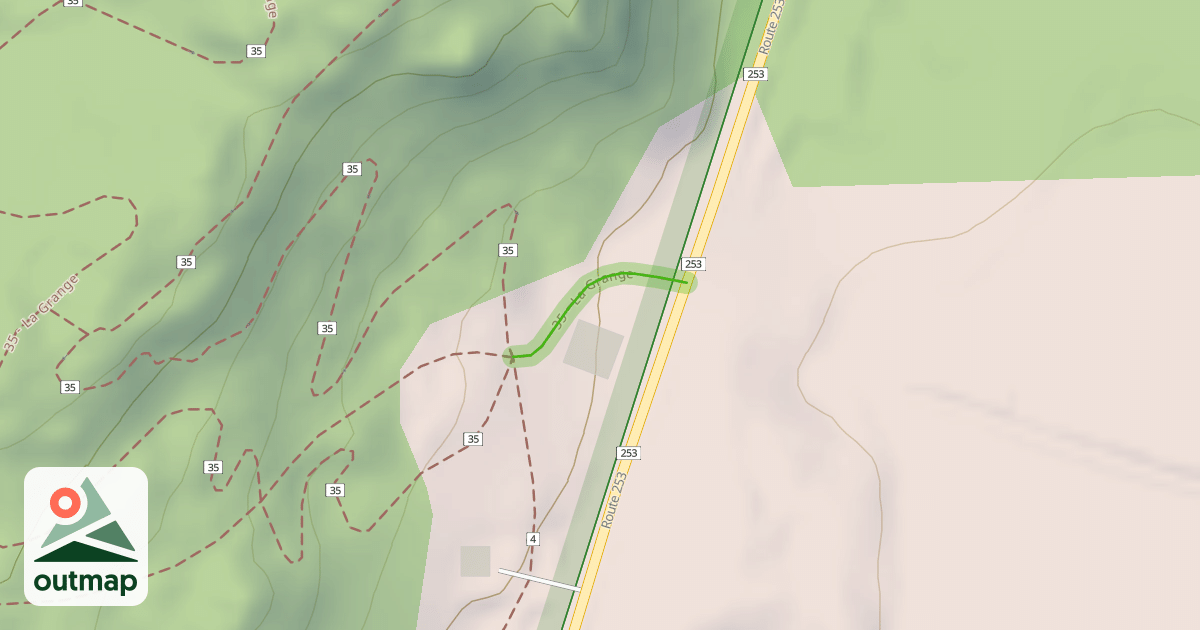 Map of 35 - La Grange