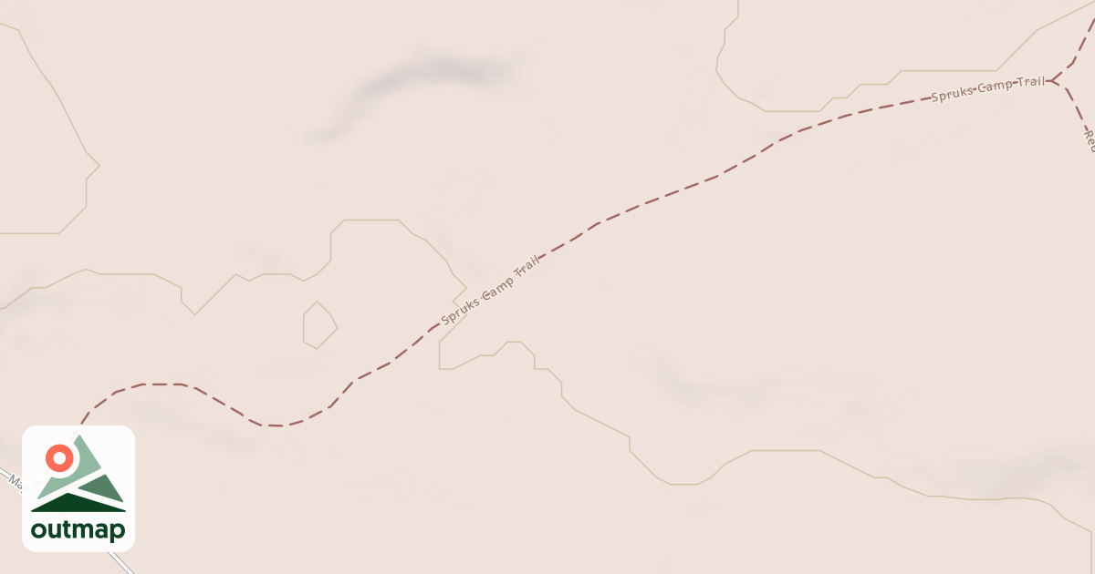 Map of Edgemere-Pecks Pond - Snowmobile Trails