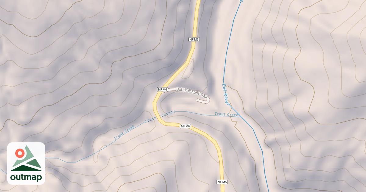 Map of BOBBINS SPOT