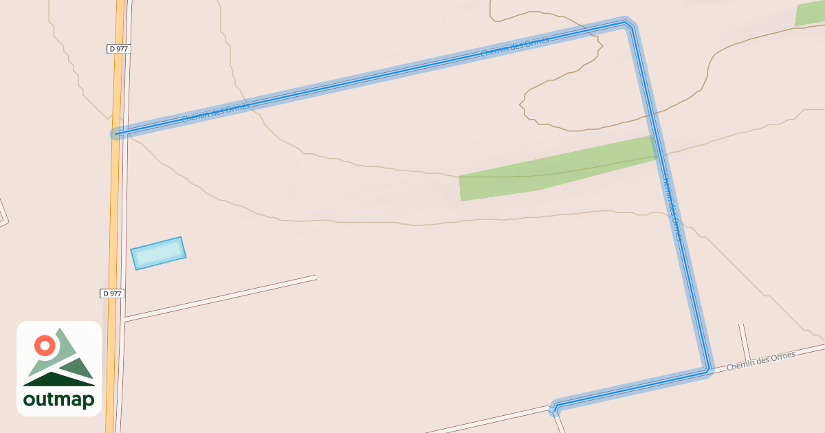 Map of Chemin des Ormes