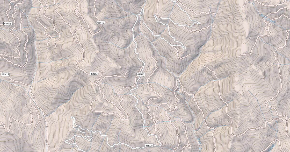 Map preview of BEAR CREEK