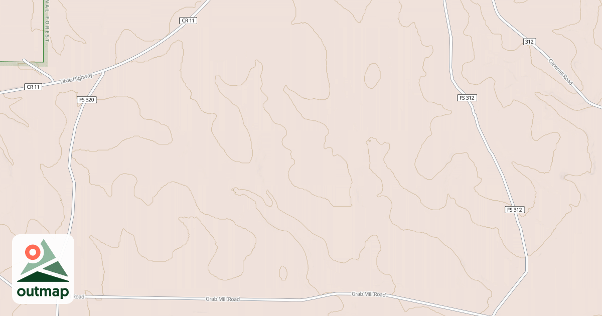Map of WOLF DEN