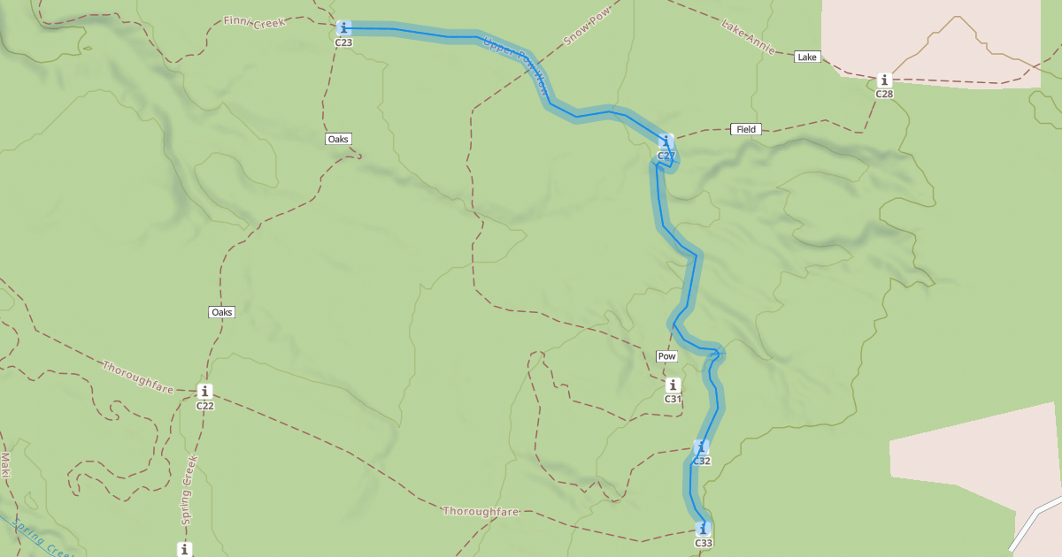 Map preview of Upper Pow Pow