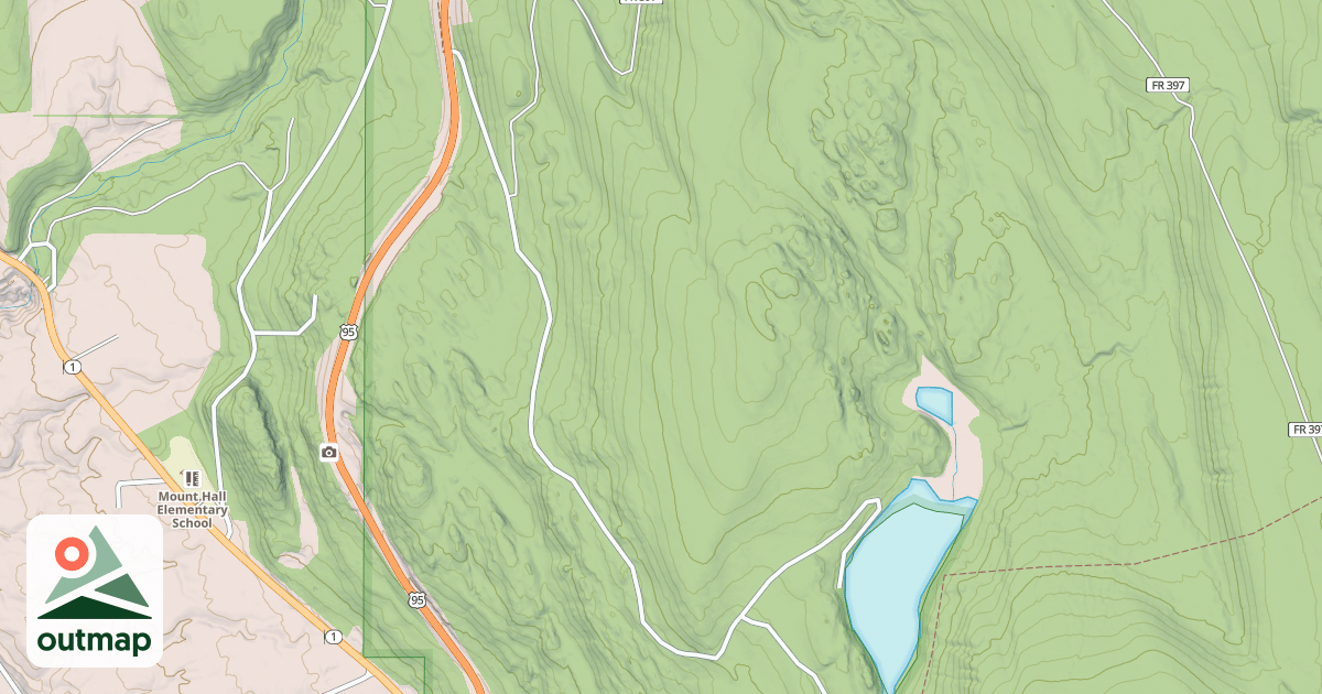 Map of BRUSH LAKE