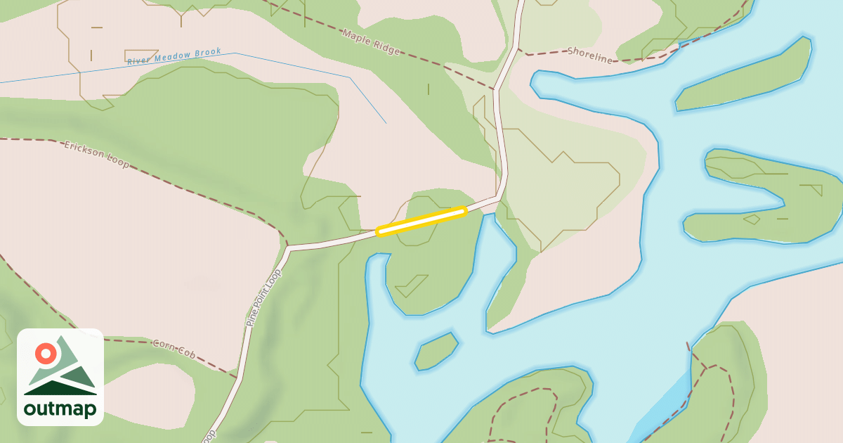 Map of Pine Point Loop