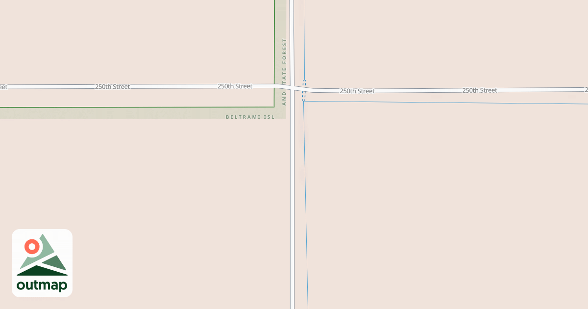 Map of Warroad/Roseau Trails
