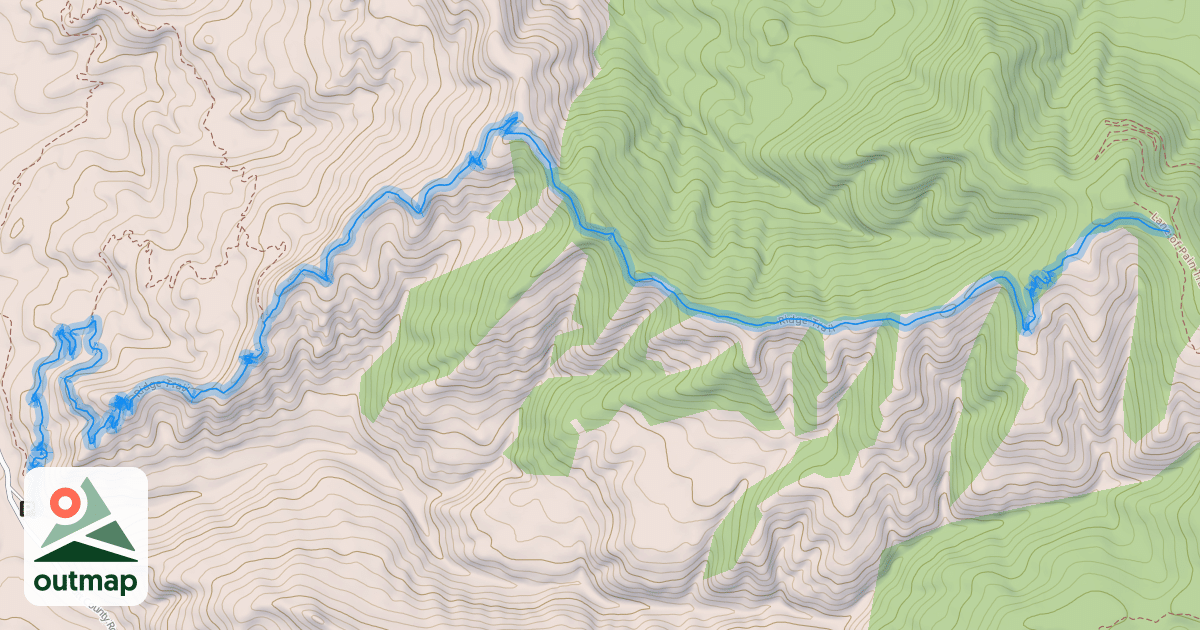 Map of Ridge Trail