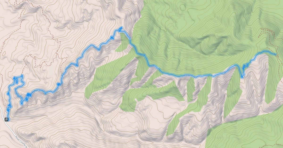Map preview of Ridge Trail