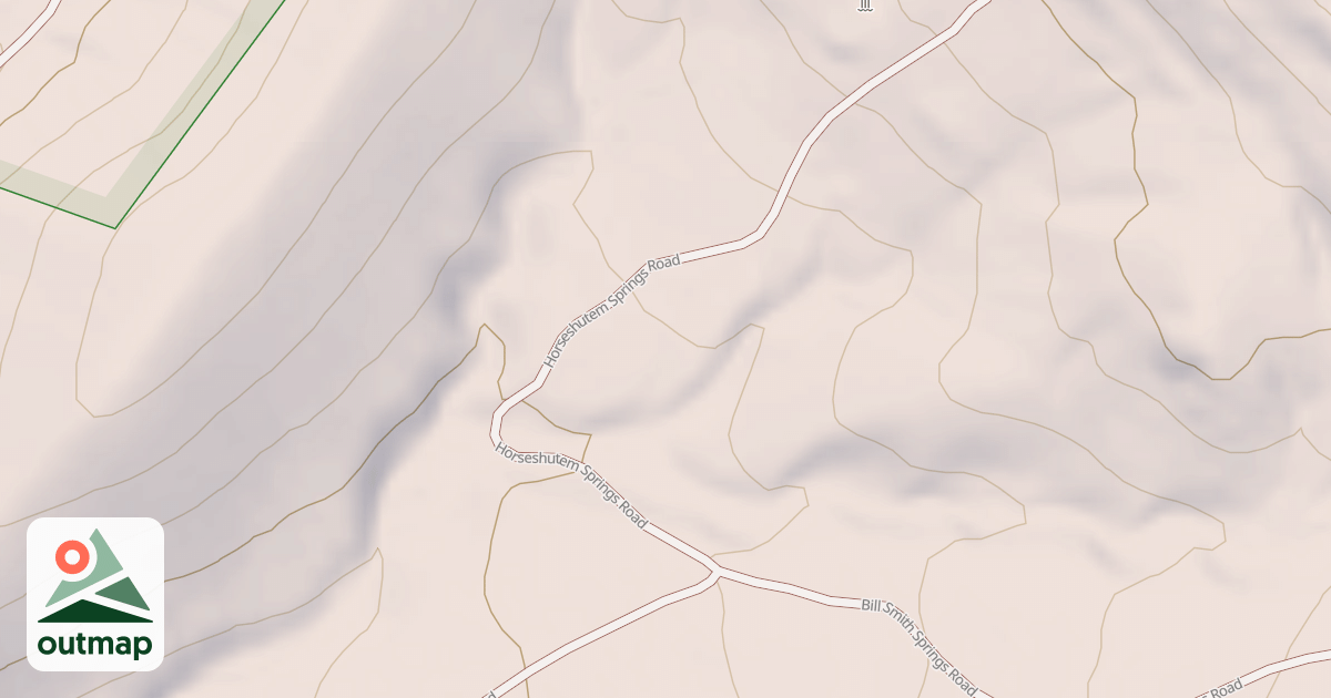Map of HORSESHUTEM SPRINGS ROAD