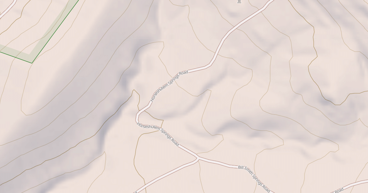Map preview of HORSESHUTEM SPRINGS ROAD