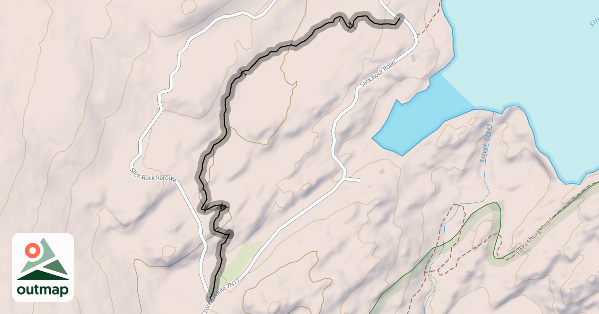 Map of Lakeshore Trail