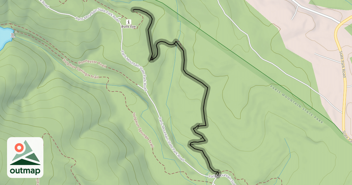 Map of Sulphur Springs Trail