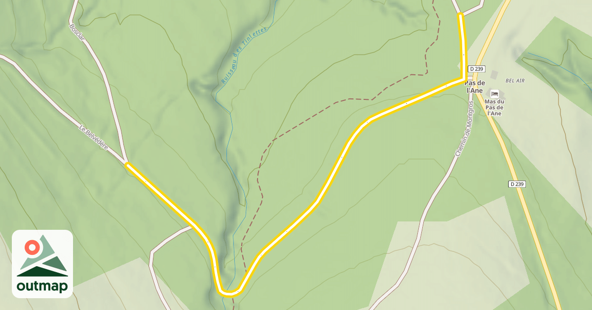 Map of Le Belvédère