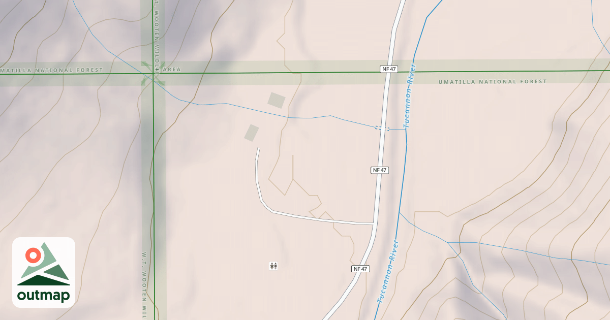 Map of TUCANNON GUARD STATION