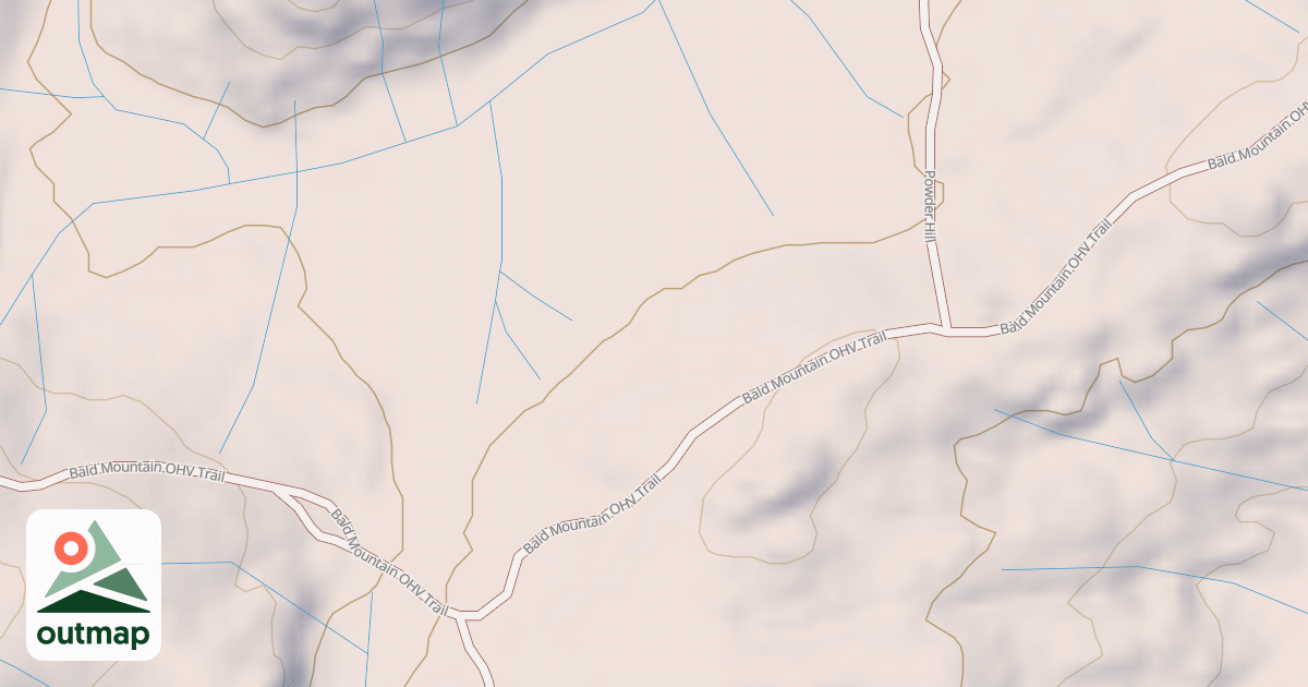 Map of Bald Mountain T16