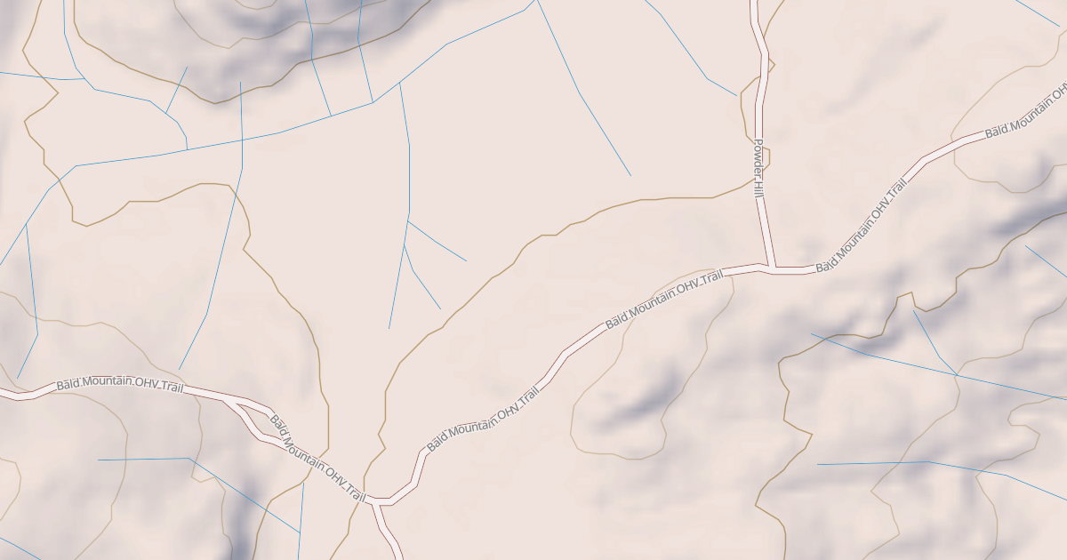Map preview of Bald Mountain T16