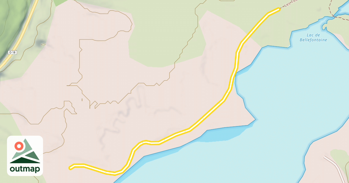 Map of Les Tourbières