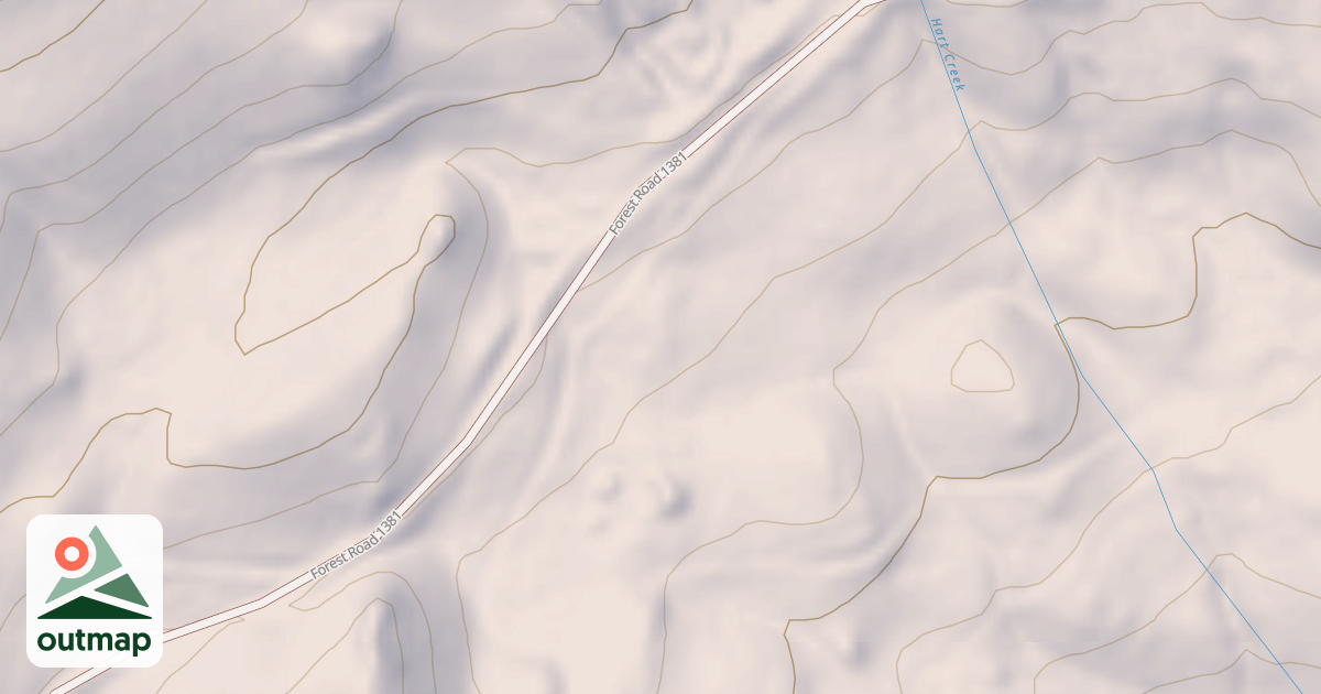 Map of DOWN HILL