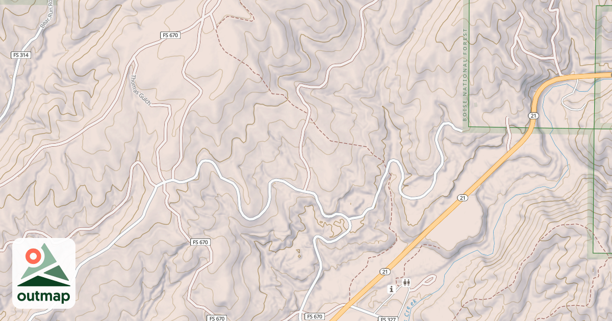 Map of Franer Canal
