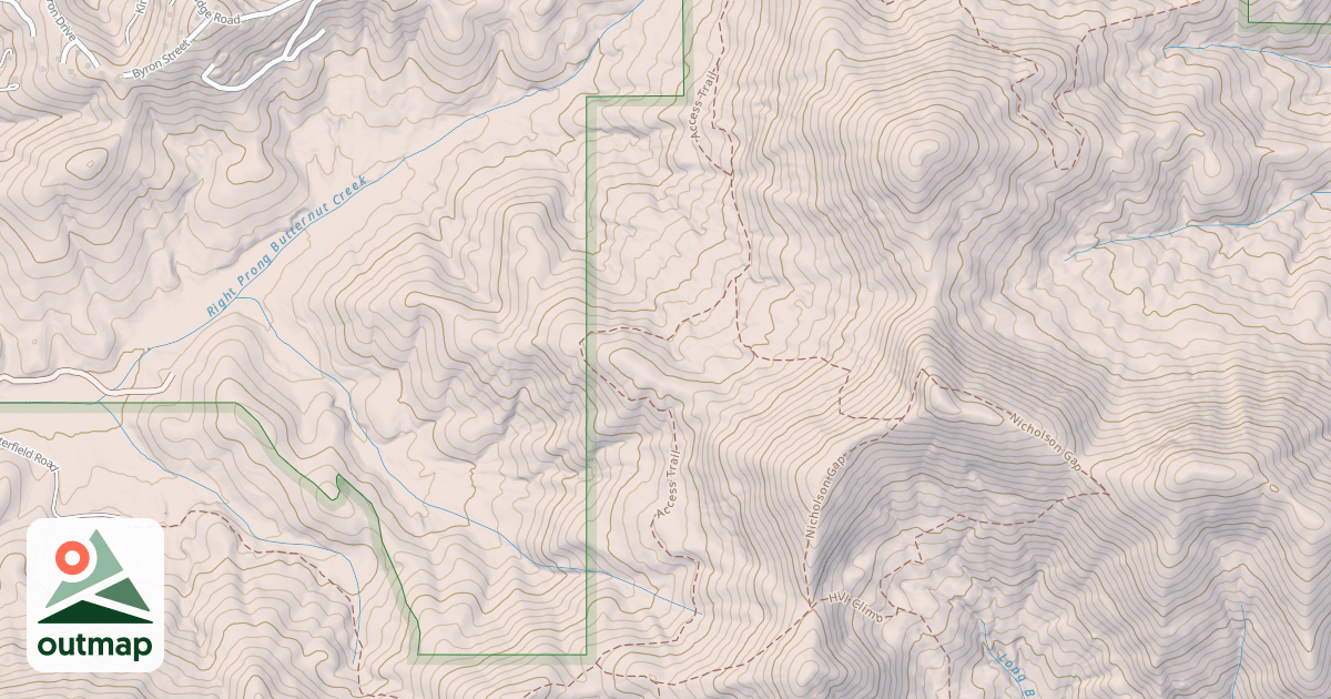 Map of NICKOLSON GAP