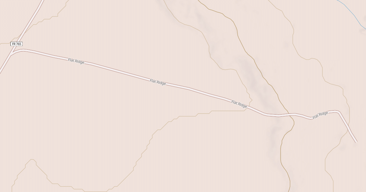Map preview of FLAT RIDGE