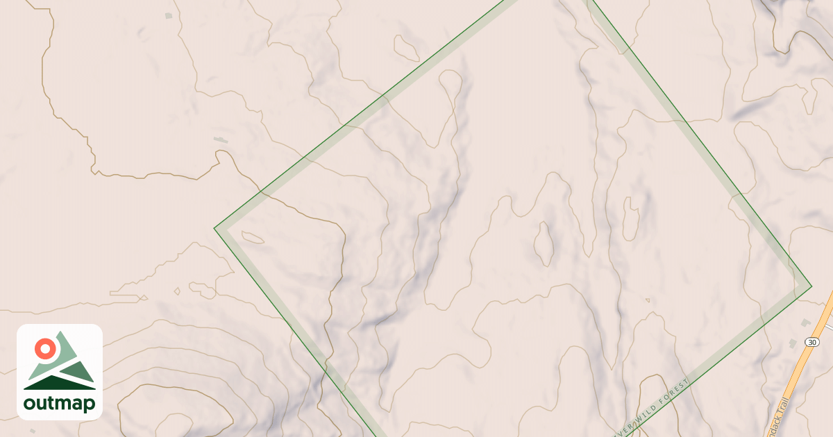 Map of Crow Hill Trail