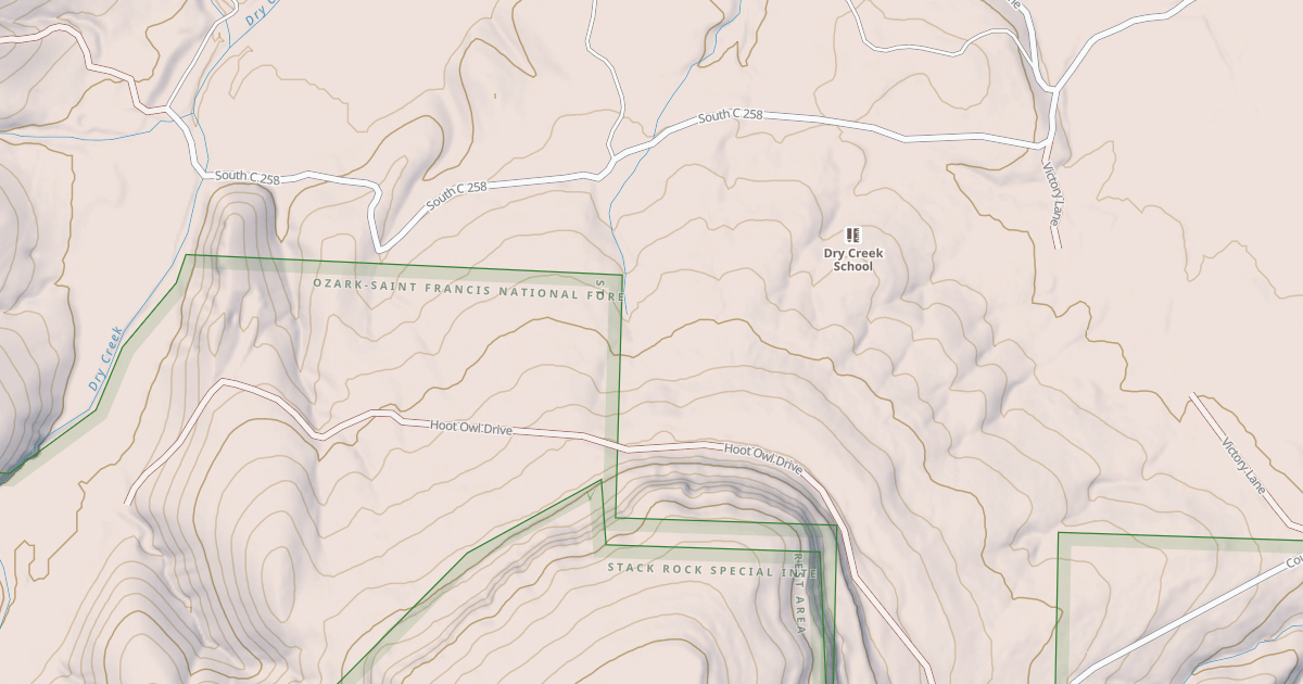 Map preview of USFS Motor Vehicle Use Map Roads {CFA9E8EF-4CB6-4C68-822D-7C7D92149FEB}