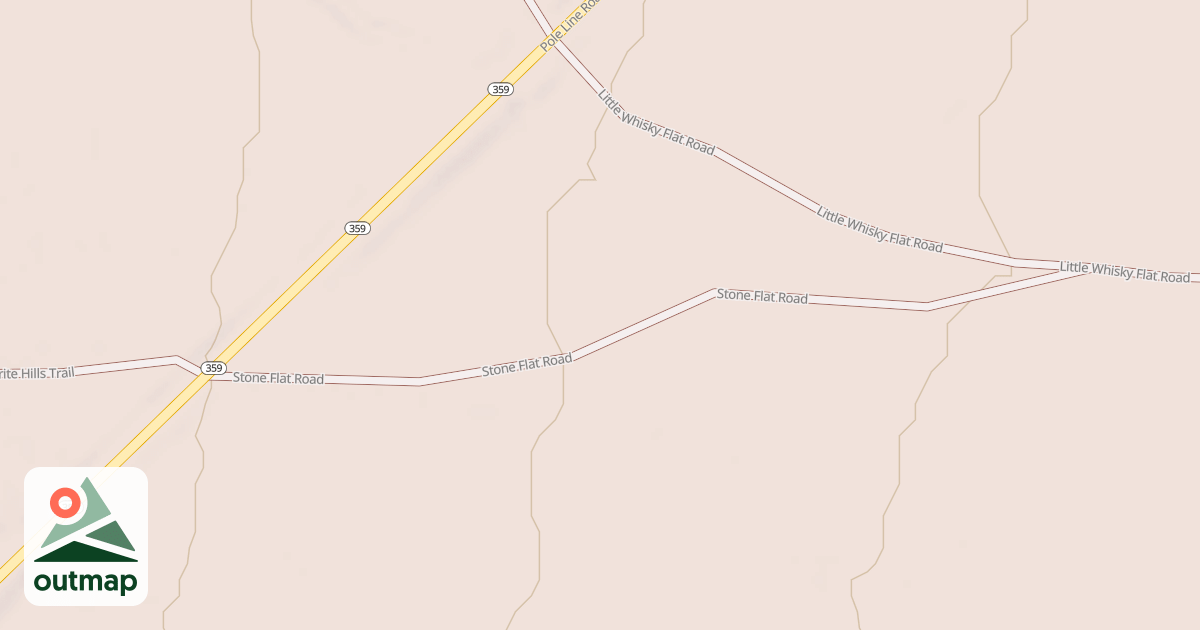 Map of STONE FLAT ROAD