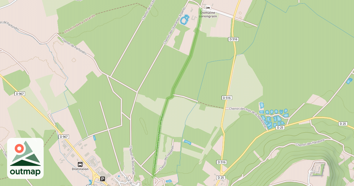 Map of Chemin de Bruyère au Château de Breuil