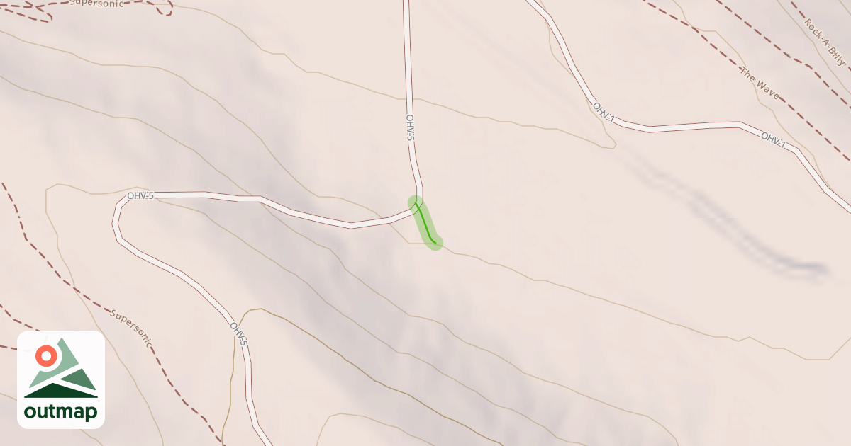 Map of Cracker Jack Trail