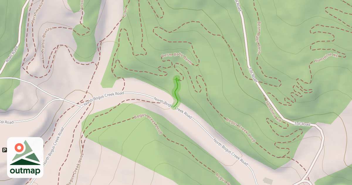 Map of Bogus Creek Loop