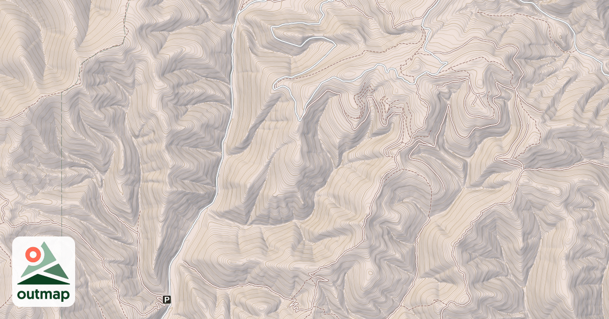 Map of HUNTERS GULCH