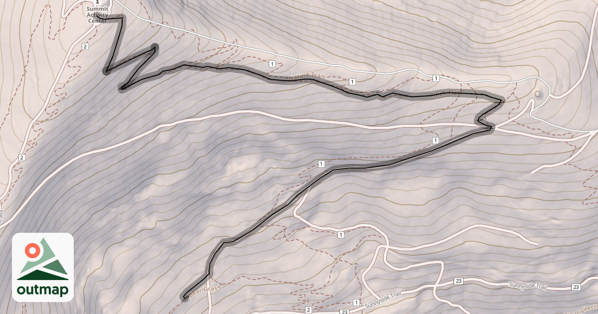 Map of Pinch Flat